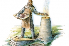 Pre-industrial iron making (Client: Dalarnas Museum, Sweden).