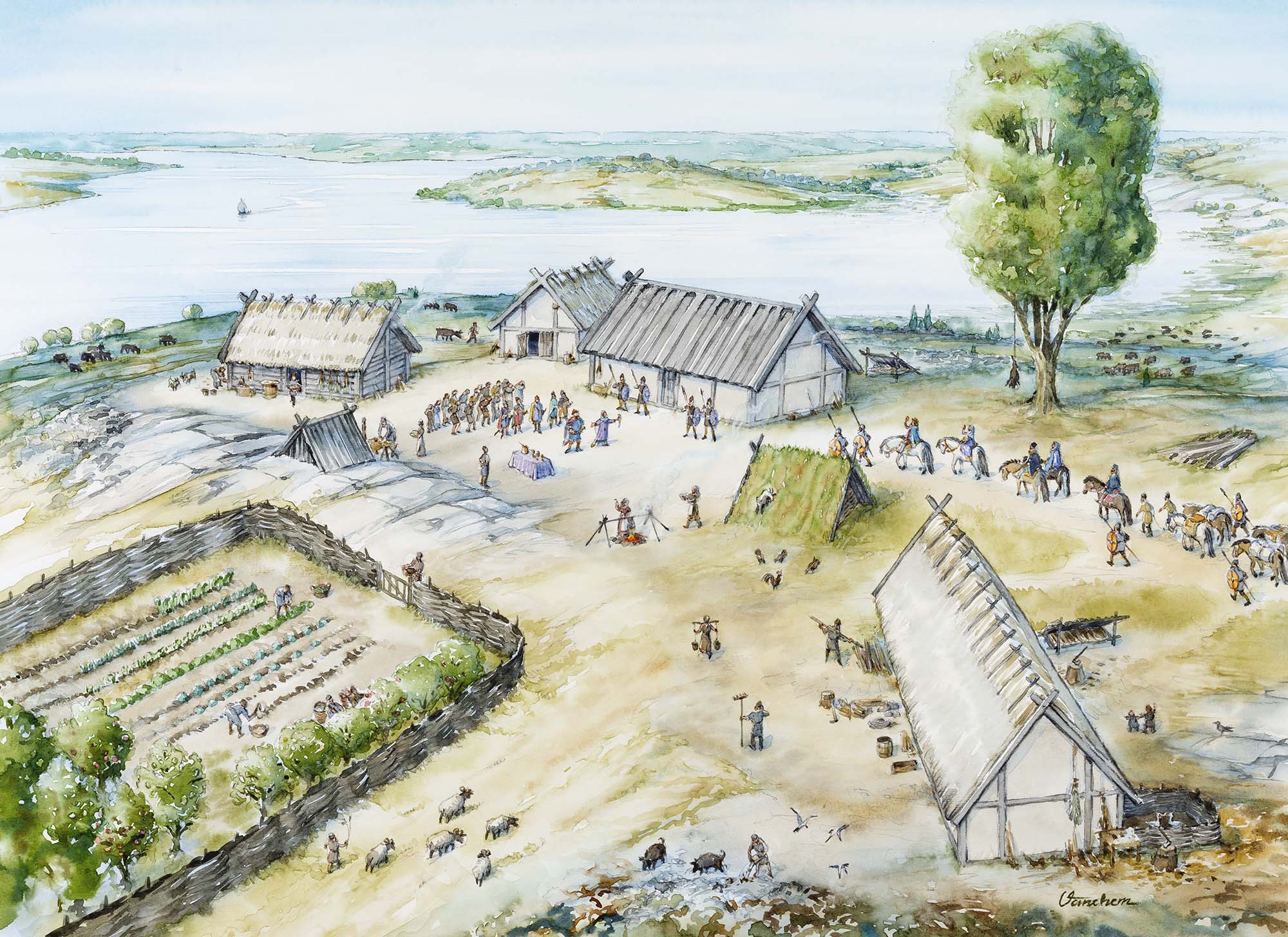 The Viking Age manor Norrtil (Client: Sigtuna Museum, Sweden).