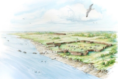 Stone Age pallisades (Client: The City of Malmoe, Sweden).