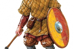 Viking Age huscarl (Client: Bonnier Carlsen Publishing House, Sweden).