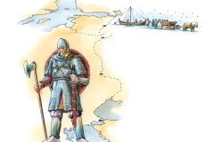Varangian guardsman (Client: Bonnier Carlsen Publishing House, Sweden).