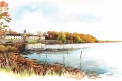 The Svartsjo castle