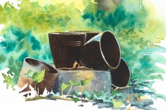 Jeanette´s pottery at Capella